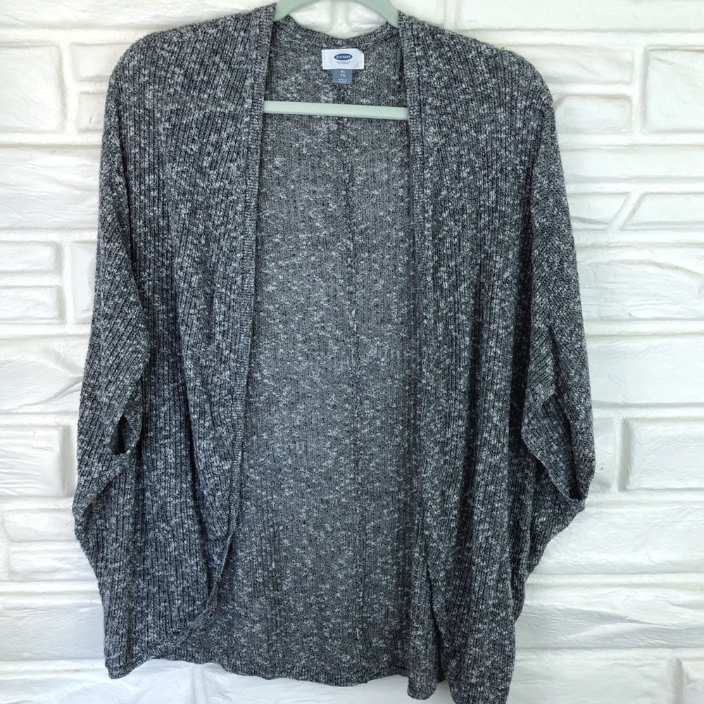 XL open front cardigan
